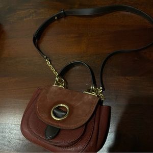 Maroon Michael Kors Crossbody